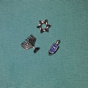Retired Origami Owl Hanukkah charms